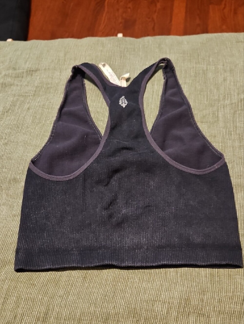 FP Movement Ribbed Racerback Crop Tank - Dark Grey - Picture 2 of 3